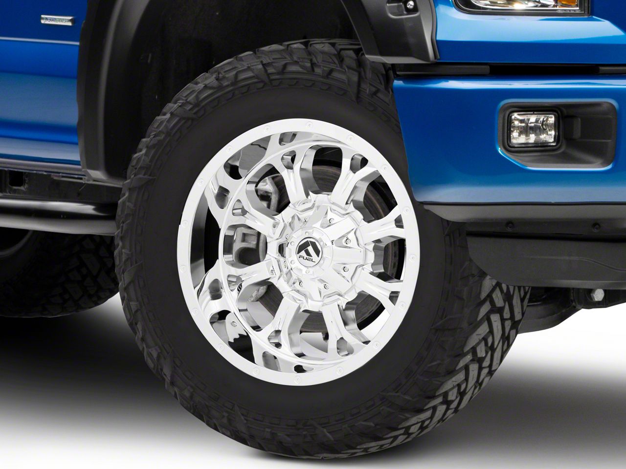 Fuel Wheels F150 Krank Chrome 6Lug Wheel; 20x10; 12mm Offset