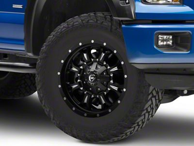 Fuel Wheels Krank Matte Black Milled 6-Lug Wheel; 18x9; -13mm Offset (15-20 F-150)