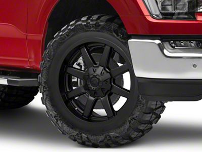 Fuel Wheels Maverick Satin Black 6-Lug Wheel; 20x12; -44mm Offset (21-25 F-150)