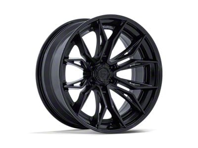 Fuel Wheels Mutiny Matte Black with Gloss Black Lip 6-Lug Wheel; 22x10; -18mm Offset (21-26 F-150)