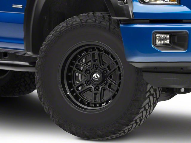 Fuel Wheels Nitro Matte Black 6-Lug Wheel; 17x9; 1mm Offset (15-20 F-150)