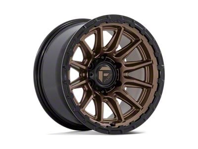 Fuel Wheels Piston Matte Bronze with Gloss Black Lip 6-Lug Wheel; 22x9.5; 20mm Offset (21-25 F-150)