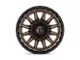 Fuel Wheels Piston Matte Bronze with Gloss Black Lip 6-Lug Wheel; 22x9.5; 20mm Offset (21-24 F-150)