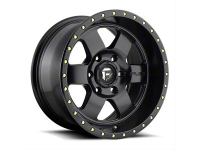 Fuel Wheels Podium Matte Black 6-Lug Wheel; 18x9; 1mm Offset (21-25 F-150)