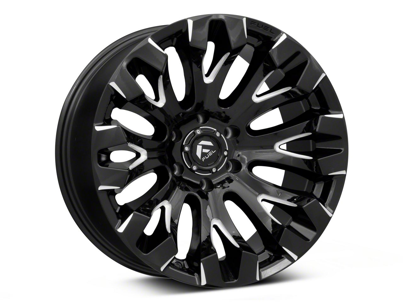 Fuel Wheels F-150 Quake Gloss Black Milled 6-Lug Wheel; 18x9