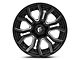 Fuel Wheels Rage Gloss Black Milled 6-Lug Wheel; 20x9; 1mm Offset (15-20 F-150)