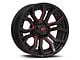 Fuel Wheels Rage Gloss Black Red Tinted 6-Lug Wheel; 20x9; 1mm Offset (15-20 F-150)