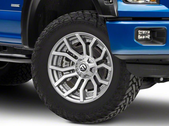 Fuel Wheels Rage Platinum Brushed Gunmetal 6-Lug Wheel; 20x9; 1mm Offset (15-20 F-150)