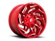 Fuel Wheels Reaction Candy Red Milled 6-Lug Wheel; 24x12; -44mm Offset (21-24 F-150)
