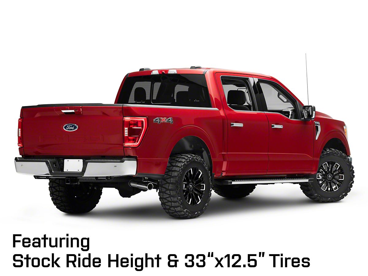 Fuel Wheels F-150 Rebar Gloss Black Milled 6-Lug Wheel; 17x9; 1mm 