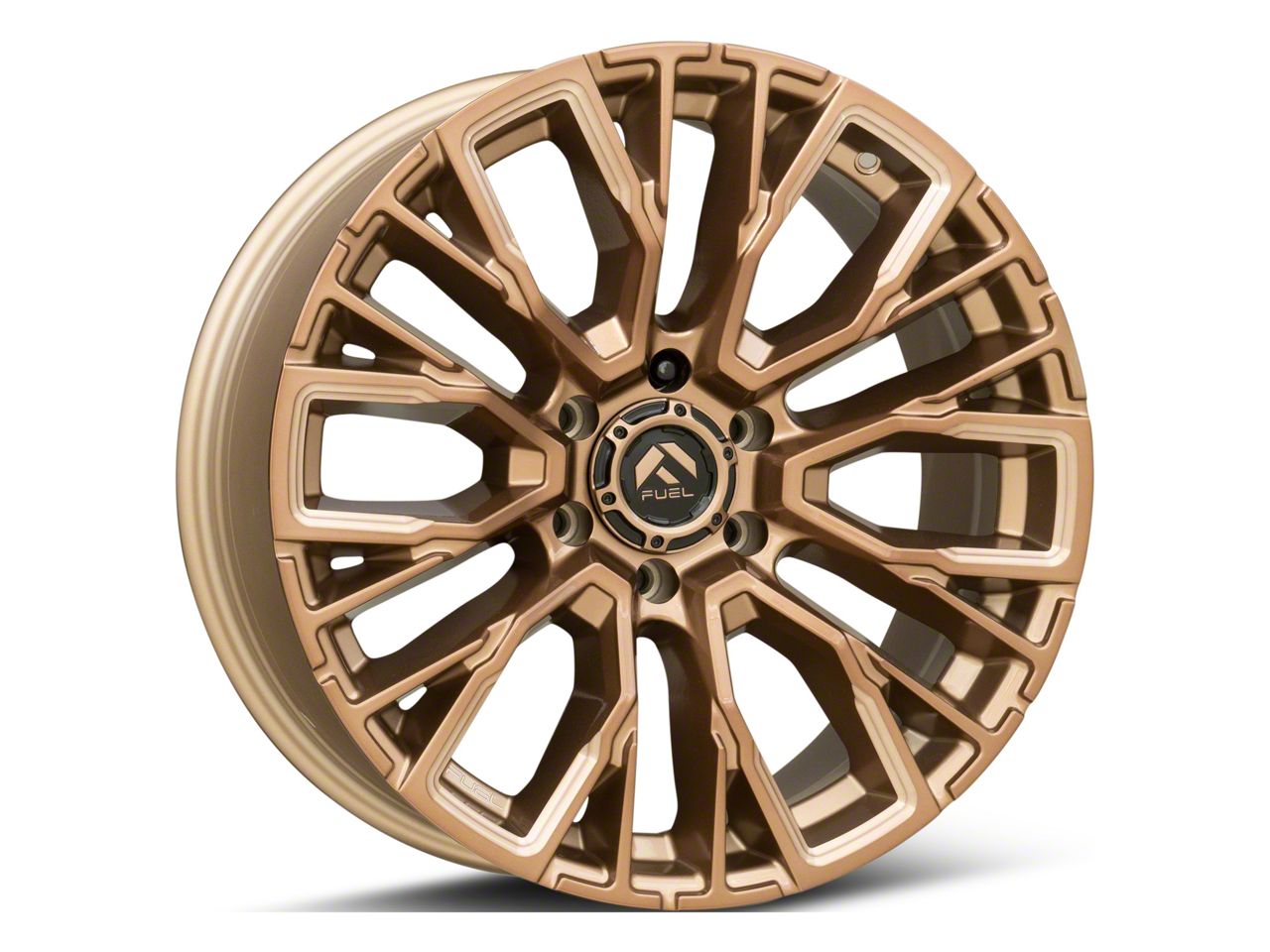 Fuel Wheels F-150 Rebar Platinum Bronze Milled 6-Lug Wheel; 20x10