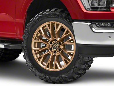 Fuel Wheels Rebar Platinum Bronze Milled 6-Lug Wheel; 22x12; -44mm Offset (21-25 F-150)