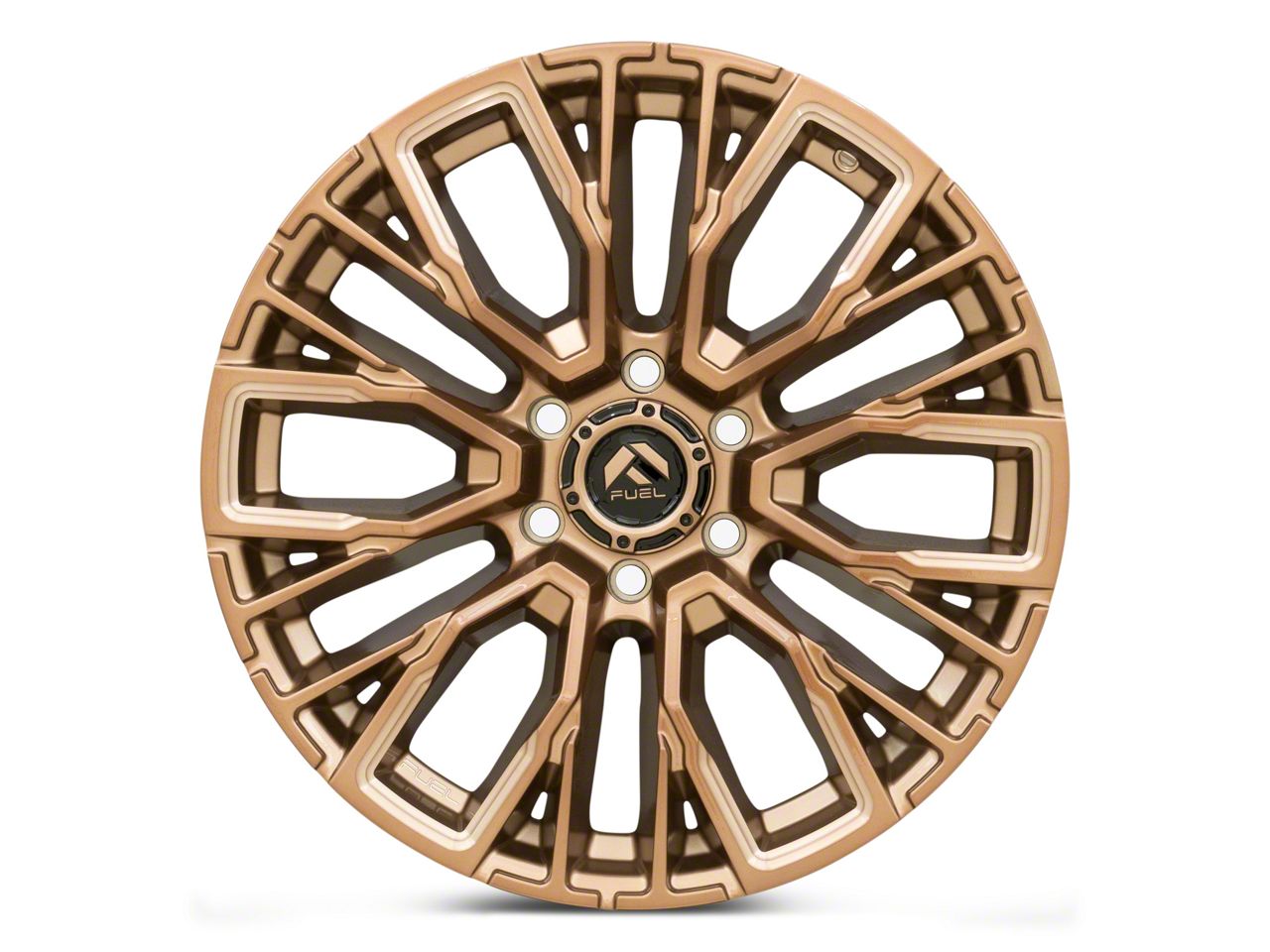 Fuel Wheels F-150 Rebar Platinum Bronze Milled 6-Lug Wheel; 20x9