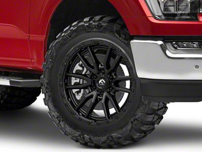 Fuel Wheels Rebel Matte Black 6-Lug Wheel; 20x9; 1mm Offset (21-24 F-150)