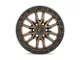 Fuel Wheels Rebel Matte Bronze with Black Bead Ring 6-Lug Wheel; 22x9; 20mm Offset (21-24 F-150)