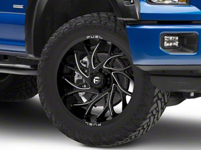 Fuel Wheels Runner Gloss Black Milled 6-Lug Wheel; 22x10; -18mm Offset (15-20 F-150)
