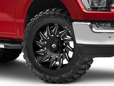 Fuel Wheels Saber Gloss Black Milled 6-Lug Wheel; 20x9; 20mm Offset (21-25 F-150)