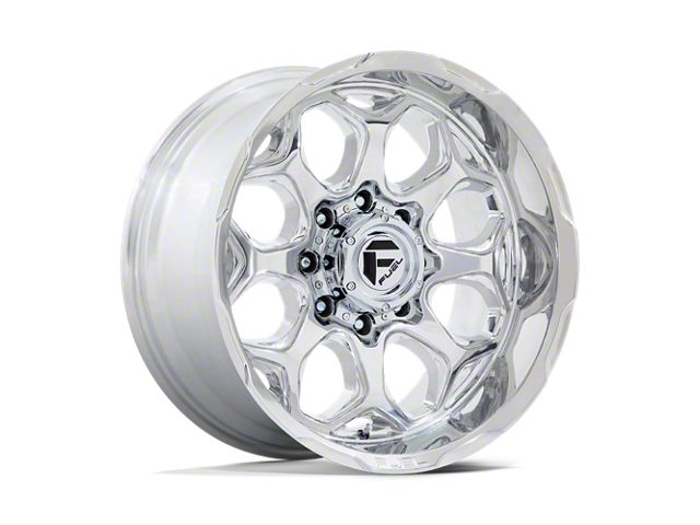 Fuel Wheels Scepter Polished Milled 6-Lug Wheel; 22x10; -18mm Offset (21-24 F-150)