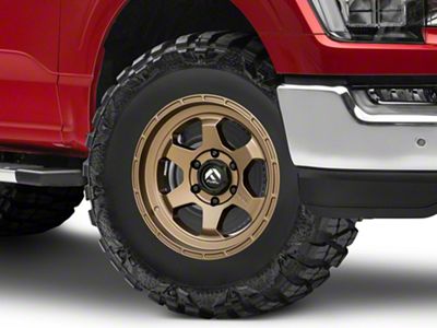 Fuel Wheels Shok Matte Bronze 6-Lug Wheel; 17x9; -12mm Offset (21-25 F-150)