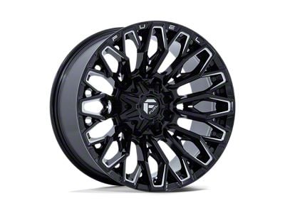 Fuel Wheels Strike Gloss Black Milled 5-Lug Wheel; 22x10; -18mm Offset (97-03 F-150)