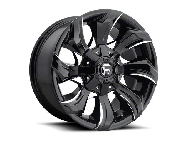 Fuel Wheels STRYKR Gloss Black Milled 6-Lug Wheel; 20x9; 1mm Offset (15-20 F-150)