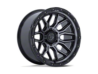 Fuel Wheels Surge Gloss Black Machined with Gray Tint 6-Lug Wheel; 17x9; 1mm Offset (21-25 F-150)