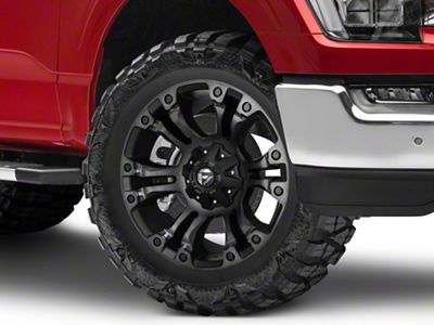 Fuel Wheels Vapor Matte Black Double Dark Tint 6-Lug Wheel; 20x9; 19mm Offset (21-24 F-150)