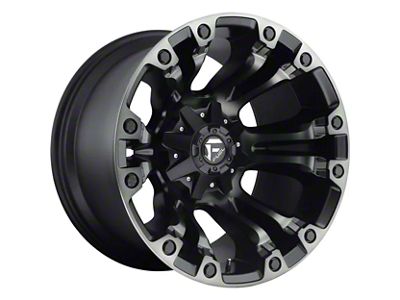 Fuel Wheels Vapor Matte Black Machined 6-Lug Wheel; 20x12; -44mm Offset (15-20 F-150)
