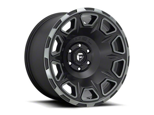 Fuel Wheels Vengeance Matte Black Double Dark Tint 6-Lug Wheel; 17x9; -12mm Offset (15-20 F-150)