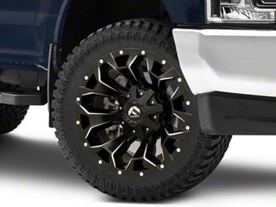 Fuel Wheels Assault Matte Black Milled 8-Lug Wheel; 22x10; -18mm Offset (17-22 F-250 Super Duty)
