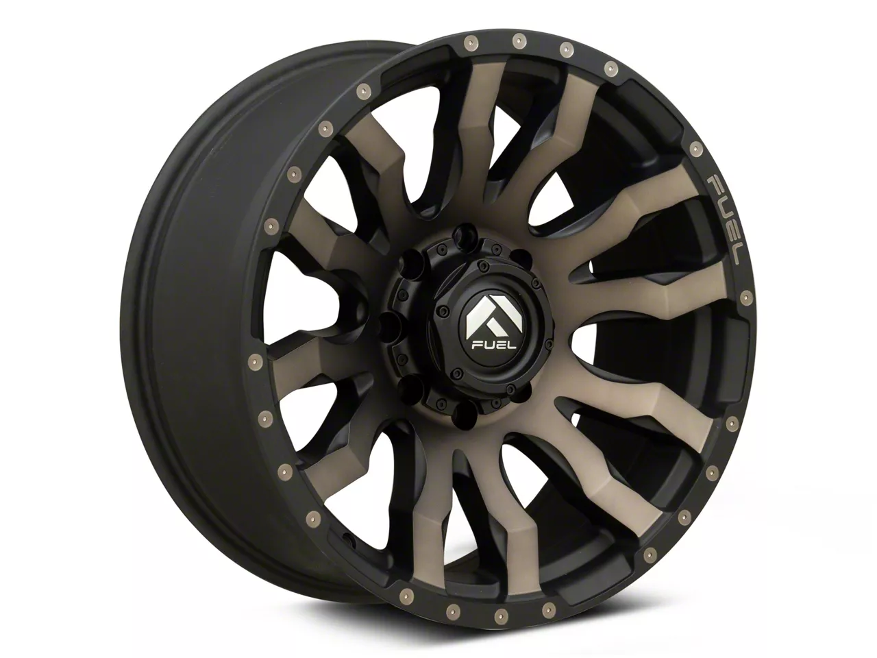 Fuel Wheels F-250 Super Duty Blitz Matte Black Double Dark Tint 8  