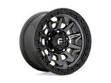 Fuel Wheels Covert Matte Gunmetal with Black Bead Ring 8-Lug Wheel; 18x9; -12mm Offset (23-26 F-250 Super Duty)