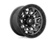 Fuel Wheels Covert Matte Gunmetal with Black Bead Ring 8-Lug Wheel; 18x9; 1mm Offset (23-24 F-250 Super Duty)