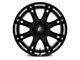 Fuel Wheels Darkstar Gloss Black Milled 8-Lug Wheel; 20x9; 1mm Offset (17-22 F-250 Super Duty)