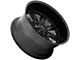 Fuel Wheels Darkstar Matte Black with Gloss Black Lip 8-Lug Wheel; 20x9; 1mm Offset (17-22 F-250 Super Duty)