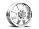 Fuel Wheels FF09D Polished 8-Lug Wheel; 24x12; -50mm Offset (23-24 F-250 Super Duty)