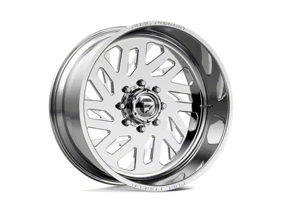 Fuel Wheels Fortazella Polished 8-Lug Wheel; Left Directional; 20x14; -69mm Offset (23-26 F-250 Super Duty)