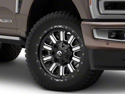 Fuel Wheels Hammer Gloss Black Milled 8-Lug Wheel; 20x10; -18mm Offset (23-25 F-250 Super Duty)
