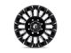 Fuel Wheels Quake Gloss Black Milled 8-Lug Wheel; 18x9; 1mm Offset (23-24 F-250 Super Duty)