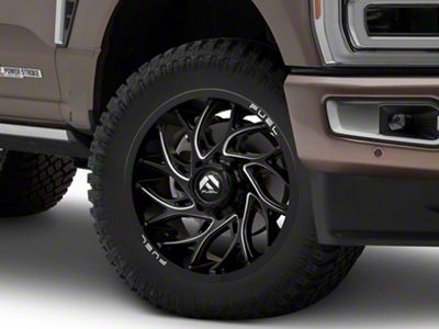 Fuel Wheels Runner Gloss Black Milled 8-Lug Wheel; 20x10; -18mm Offset (23-25 F-250 Super Duty)