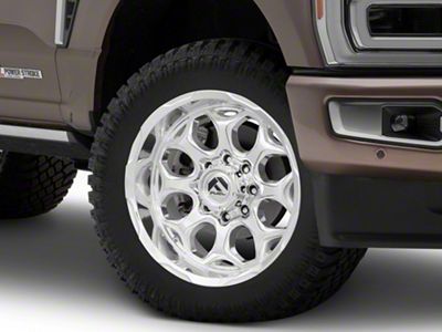 Fuel Wheels Scepter Polished Milled 8-Lug Wheel; 20x10; -18mm Offset (23-25 F-250 Super Duty)