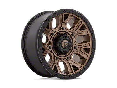 Fuel Wheels Traction Matte Bronze with Black Ring 8-Lug Wheel; 20x9; 1mm Offset (23-24 F-250 Super Duty)