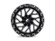 Fuel Wheels Triton Gloss Black Milled 8-Lug Wheel; 26x12; -44mm Offset (23-24 F-250 Super Duty)