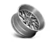 Fuel Wheels Triton Platinum Brushed Gunmetal with Tinted Clear 8-Lug Wheel; 26x12; -44mm Offset (23-24 F-250 Super Duty)