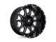 Fuel Wheels Vandal Gloss Black Milled 8-Lug Wheel; 22x12; -43mm Offset (23-24 F-250 Super Duty)