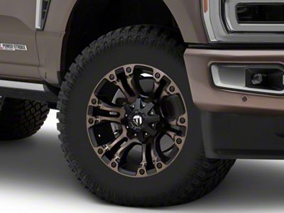 Fuel Wheels Vapor Matte Black Double Dark Tint 8-Lug Wheel; 18x9; -12mm Offset (23-25 F-250 Super Duty)