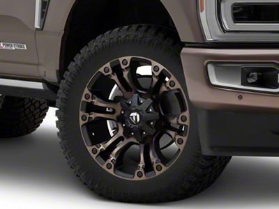 Fuel Wheels Vapor Matte Black Double Dark Tint 8-Lug Wheel; 20x9; 20mm Offset (23-25 F-250 Super Duty)