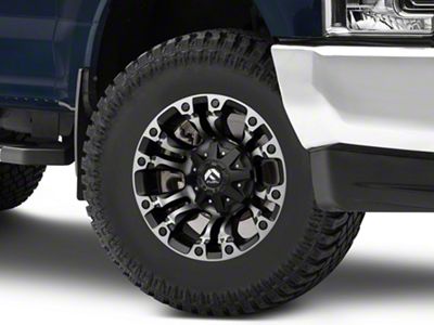 Fuel Wheels Vapor Matte Black with Gray Tint 8-Lug Wheel; 18x9; 1mm Offset (17-22 F-250 Super Duty)