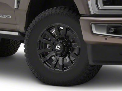 Fuel Wheels Blitz Gloss Black 8-Lug Wheel; 18x9; 20mm Offset (23-25 F-350 Super Duty SRW)