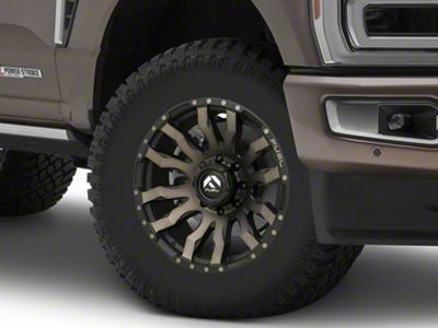 Fuel Wheels Blitz Matte Black Double Dark Tint 8-Lug Wheel; 18x9; -12mm Offset (23-25 F-350 Super Duty SRW)